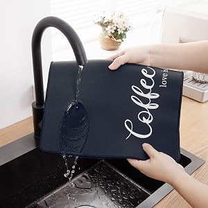 Washable coffee mat