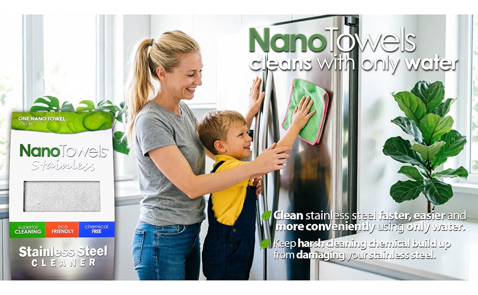 stainless steel cleaner cleaning wipes polish appliances streak free sink water marks residue grease
