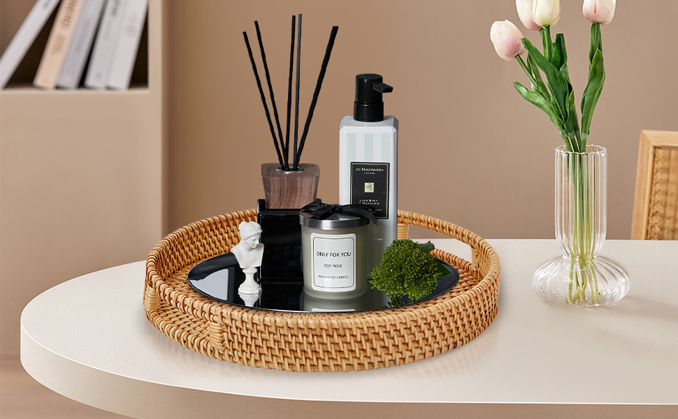 rattan tray