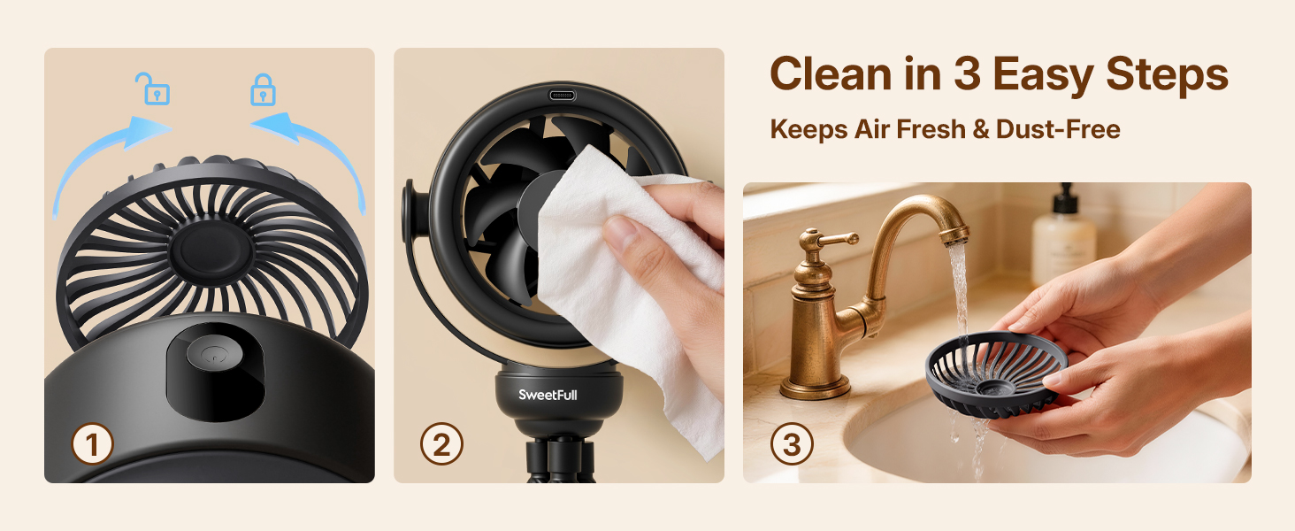 portable fan for stroller
