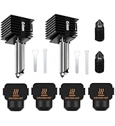 Sahvaim 2 Pack 0.4MM Hotend Kit for Bambu Lab A1 Mini/A1 3D Printer, High-Temperature Hardened St...