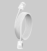 Dutevolns Ultra Slim Cat 6 Ethernet Cable 1.6 Feet, Flexible Rj45 Cat 6a LAN Cord Gigabit for Pc,...