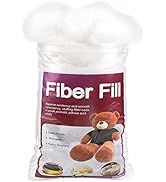 150g Polyfill Stuffing Fiber Fill, White Premium Fiber Fill, High Resilience Fill Fiber, Recycled...