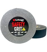 CatTongue Safety Grit Abrasive Grip Tape 2” - 60 Grit Anti-Slip Tape - Waterproof, Safety Tractio...