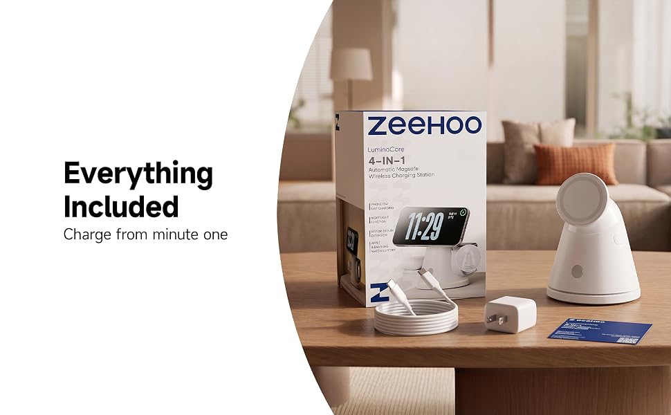 4-in-1 wireless charging station