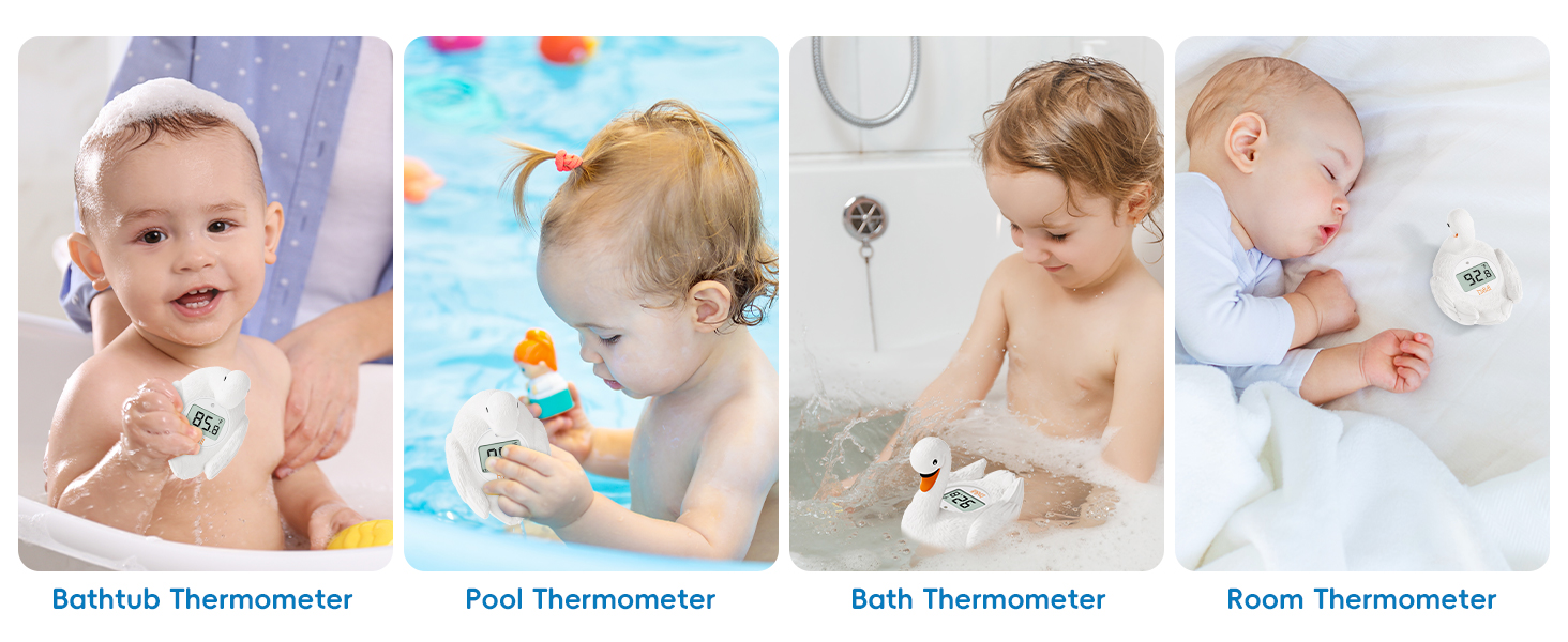 Safe Floating Bath Thermometer