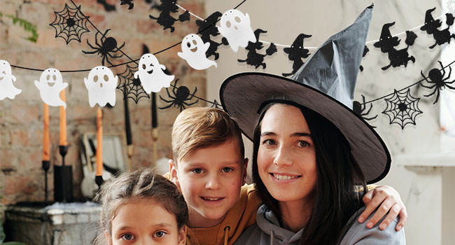 Halloween Glittery Banner