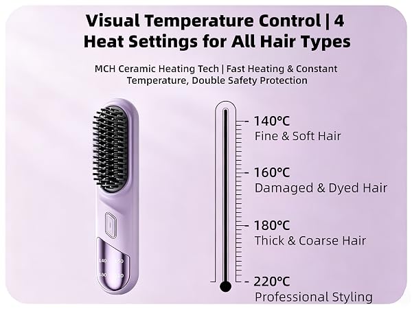 flown hair brush for short hair