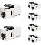 iwillink Cat6 Coupler RJ45 Cat6 Shielded Coupler 10-Pack, Ethernet Coupler, Female to Female Cat6...