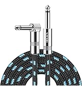 Sovvid Guitar Cable Cord 10ft - Professional Instrument Cable Electric Guitar AMP Cord Updated Ve...