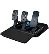 Logitech G PRO Racing Pedals - Racing Simulator Pedals with 100kg Load Cell Brake, Fully Customiz...