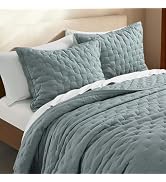 COZYXWORLD 100% Linen Comforter Set Queen Size, 3pc Boho Bedding Set with Natural French Flax Lin...