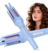 Automatic Hair Curler, 4 Temperature & 3 Timer Settings, Auto Shut-Off, Anti-Scald, Rotating Curl...