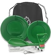 Sluice Fox Gold Rush panning kit with Backpack; 10-Piece Prospecting Tools for Adults and Kids. G...