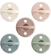 Comfy Cubs Baby Pacifiers, 5 Pack for 0+ Months, Soft Breast-Like Nipple Shape - CPSIA Compliant ...