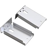 Ubisin Soft Close Drawer Slides 1 Pair Rear Mounting Brackets for Drawer Slide Cabinet Drawer Bra...