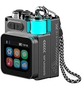 GAMINJA Wireless Bluetooth Speaker Mini, 2-Inch Screen RGB Subwoofer, Small Speaker Portable with...