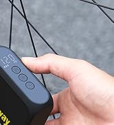 anoutway Tiny Pump Rechargeable Electric Bicycle Air Pump, Max 120 PSI,Mini Bike Tire Pump Auto S...