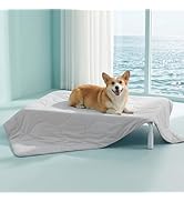 ZOMISIA Cooling Blanket for Large Dogs - Q-MAX>0.5 Cold Breathable Washable Cold Pet Mat, Travel ...
