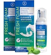 Aligner & Retainer Cleaner Foam – Dry Mouth Relief, Compatible with Invisalign, Aligners, Retaine...
