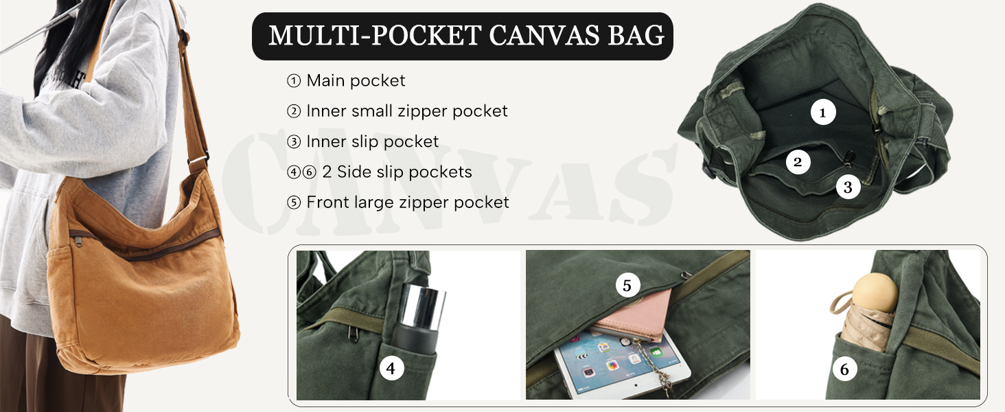 Crossbody Hobo Bag
