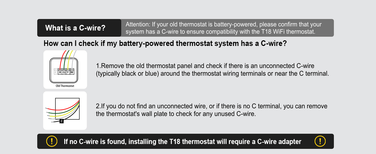 T18 with c-wire adapter