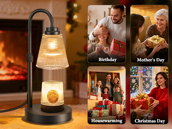 Candle Warmer Lamp with Timer Dimmable