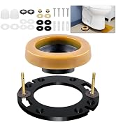 boeemi Toilet Flange Repair Kit with Wax Ring for Toilets Install or Leaking Toilet Wax Ring Repl...