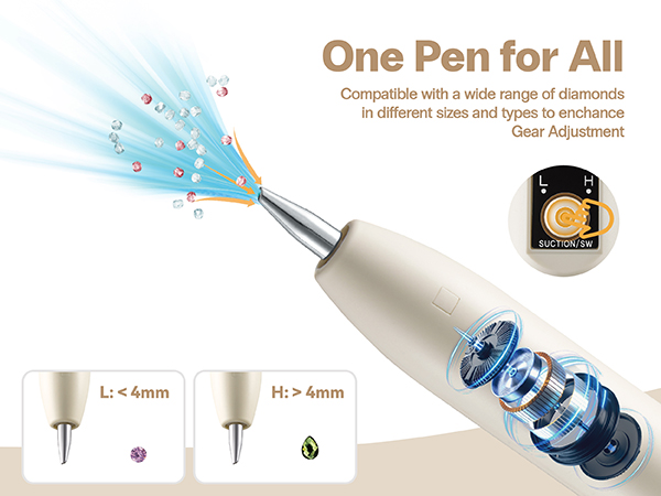 Electric Diamond Pen -Cream