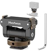 MINIFOCUS Cold Shoe Action Camera Magnetic Quick Release Mount Holder, 160 Tilt & 360° Rotation A...