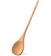 Wooden Spoonsfor Cooking 1PCS Acacia Wood Spoon 12.6" Wooden Utensils for Mixing, Mixing Spoons C...