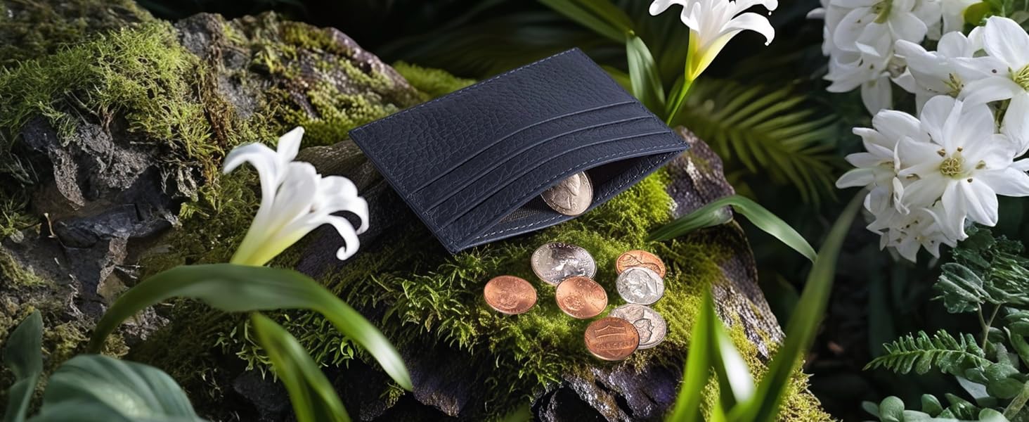 Small Genuine Leather Card Holder
