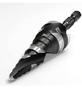 KAYGO M35 Step Drill Bit for metal, 3/16 to 7/8 inch Step Drill Bits for Stainless Steel Aluminum...