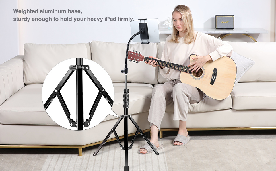 gooseneck ipad floor stand