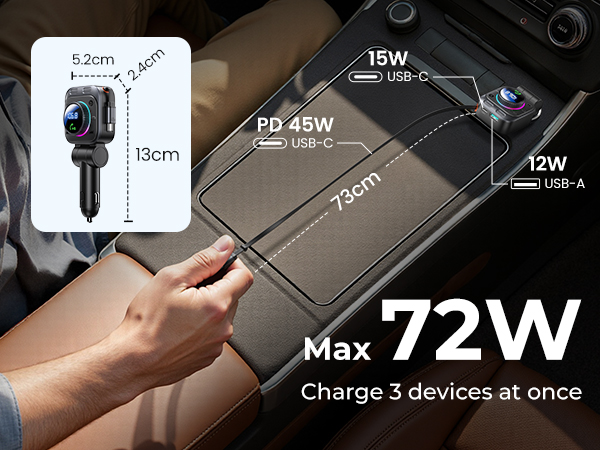cigarette lighter bluetooth adapter