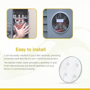 6 Pack Electric Meter Covers
