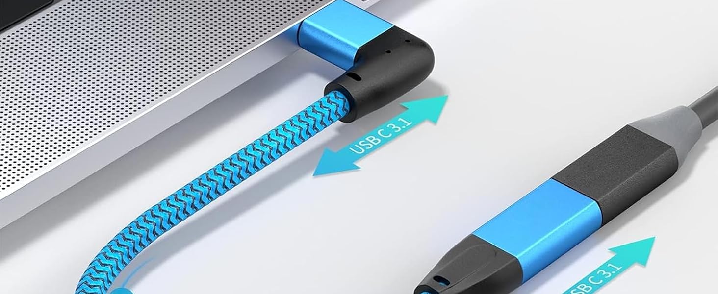 USB-C 3.1 3.2 gen 2 Extension Cable type c extender data sync transfer 20gbps 10gbps