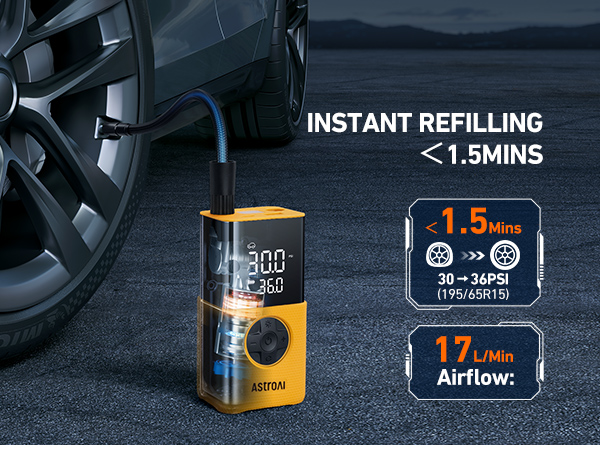 tire inflator portable air compressor