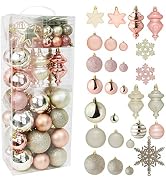 RN'D Christmas Snowflake Ball Ornaments - Christmas Hanging Snowflake and Ball Ornament Assortmen...