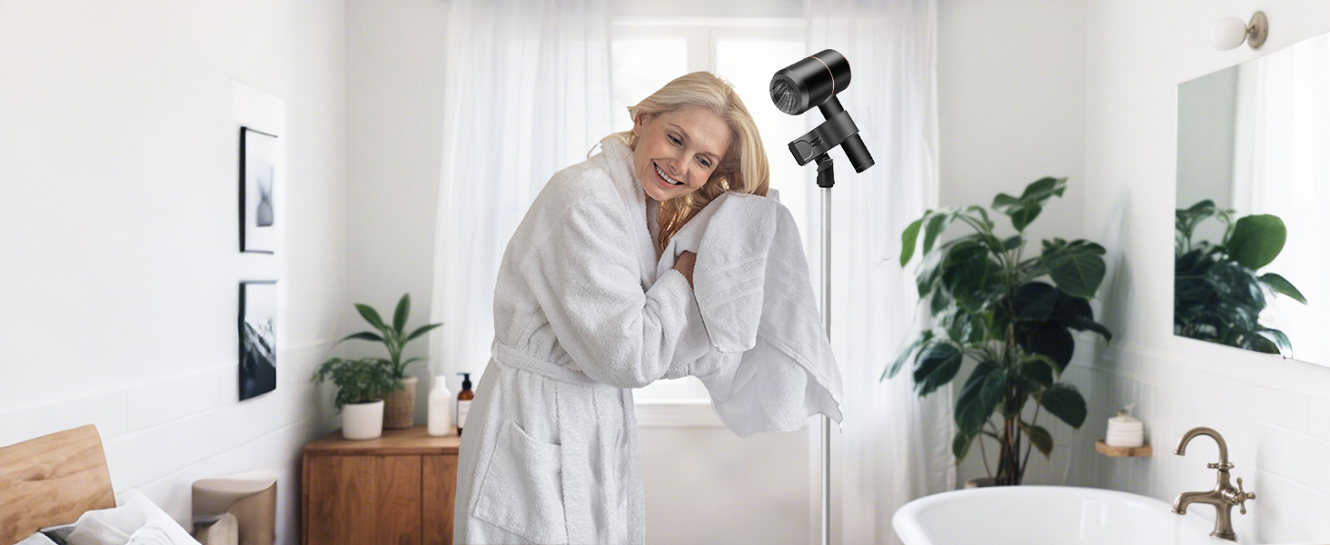 blow dryer holder