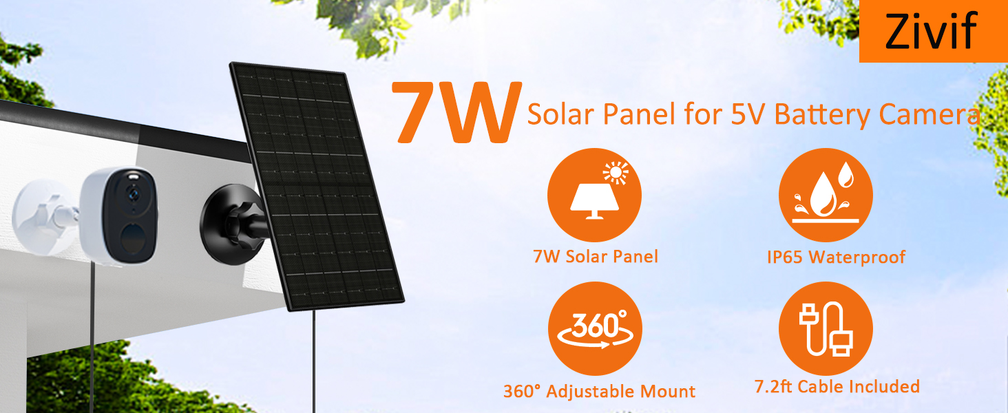 7W Solar Panel