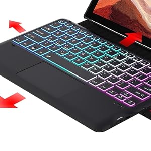 Detachable & Backlit Keyboard