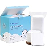 Cottonessence Eye Cotton Pads (160-Count) - 100% Pure Cotton, Lint-Free, Soft-Edged Design, Extra...