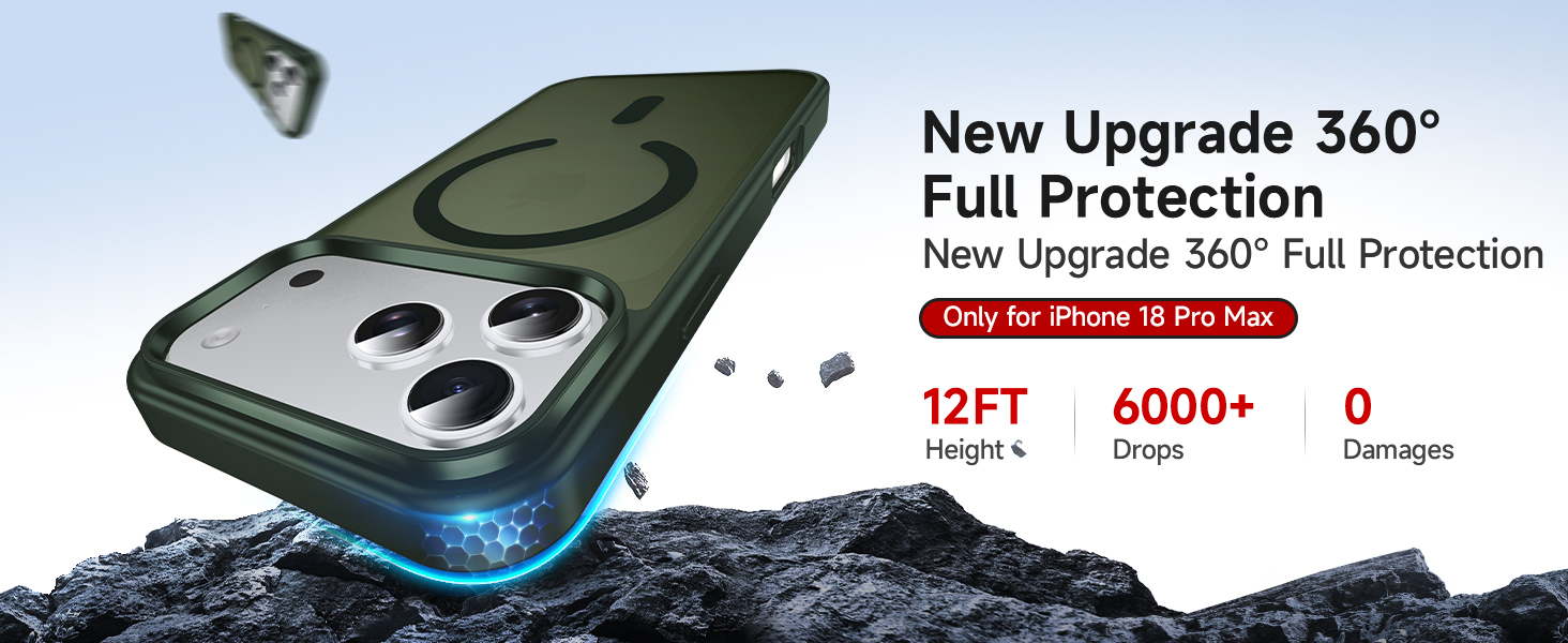 iPhone 18 pro max case with magsafe screen protector i phone 18 pro max cover funda para