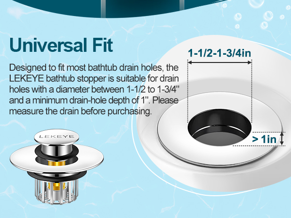 bathtub stopper