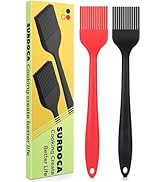 SURDOCA Silicone Pastry Basting Brush - 2Pcs 8.2 in Heat Resistant Brush for Baking Cooking Food,...
