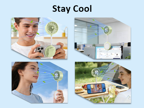 Portable Handheld Ice Fan