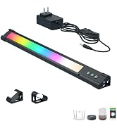 LAMPAOUS LED Light Bar, Dimmable RGB Lights, Light Bar with Alexa & Google Integration for Room, ...