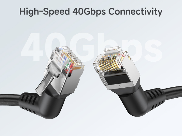 10Gbps Rotatable Cat 6 Ethernet Cable