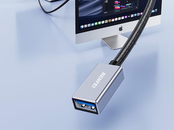 BENFEI USB 3.0 Extension Cable, Nylon Braided